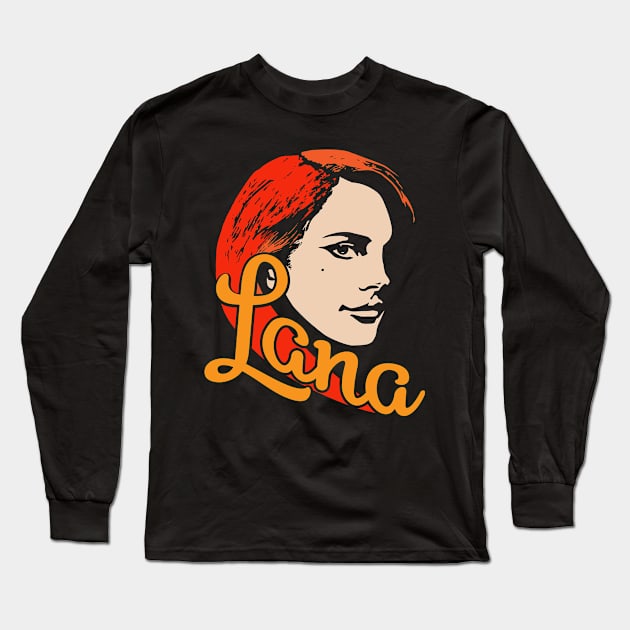 Lana Del Rey Long Sleeve T-Shirt by Sofiia Golovina